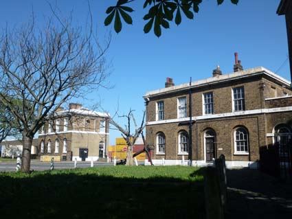 South Gate I (the former Police Office) on the left. PHOTO: Rupert Wheeler